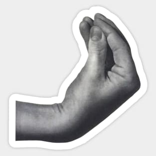 Italian hand Sticker